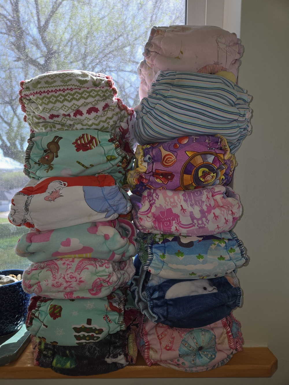 Twinkie Tush One Size Fitted Cloth Diapers Set Of 14